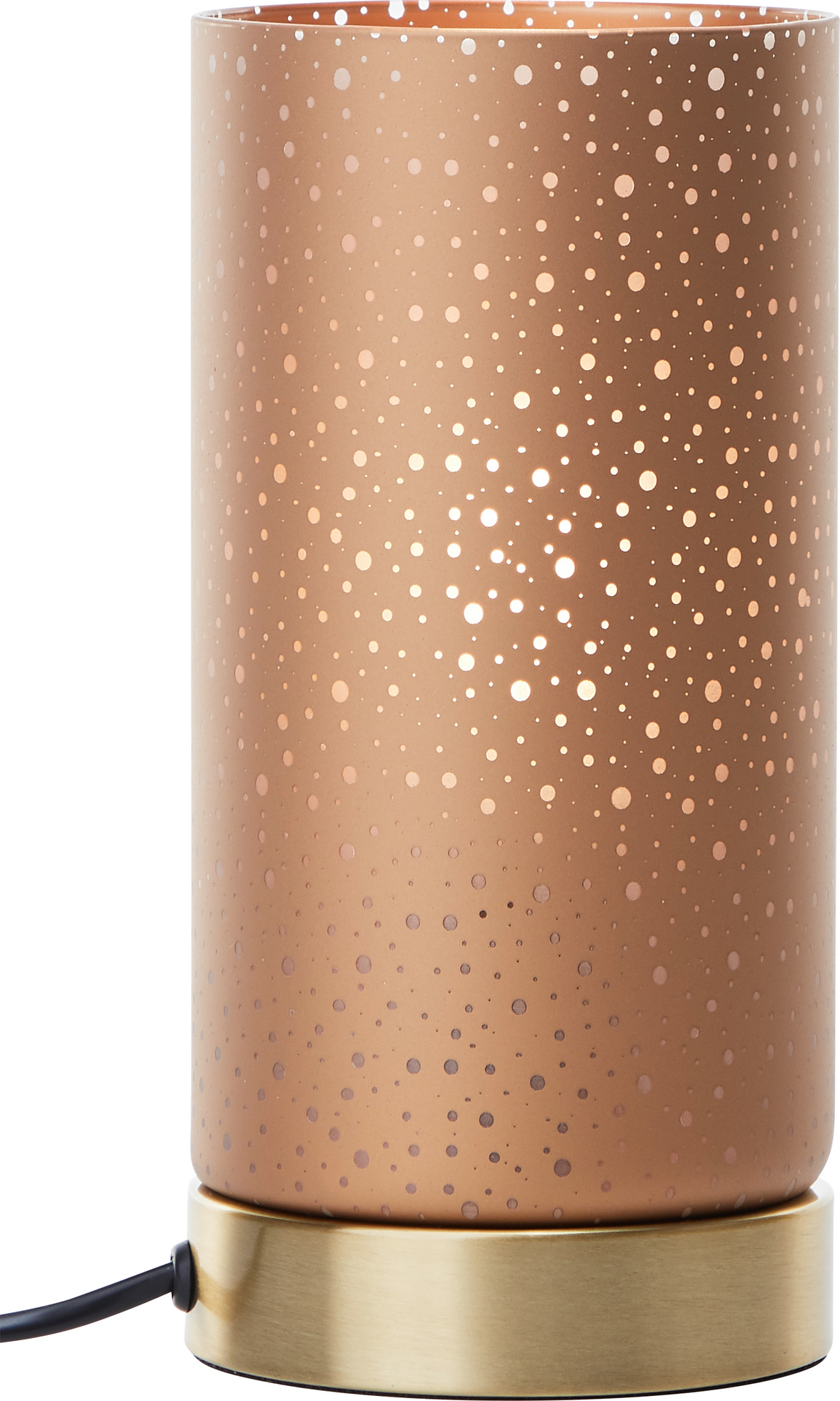 Brilliant Tischleuchte 'Scarlett' messing/bronze Ø 11 cm x 22,5 cm