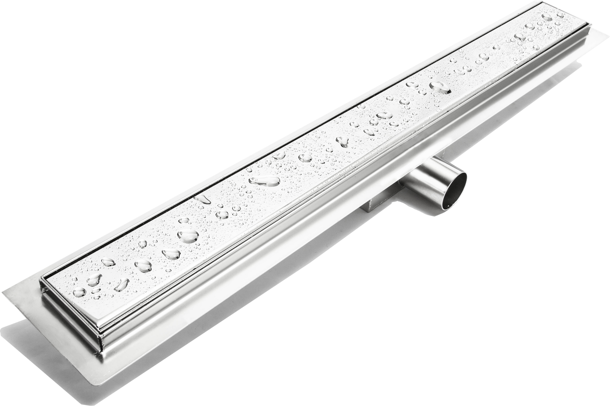 Hux - Home Duschrinne 60 cm Edelstahl, Randablauf