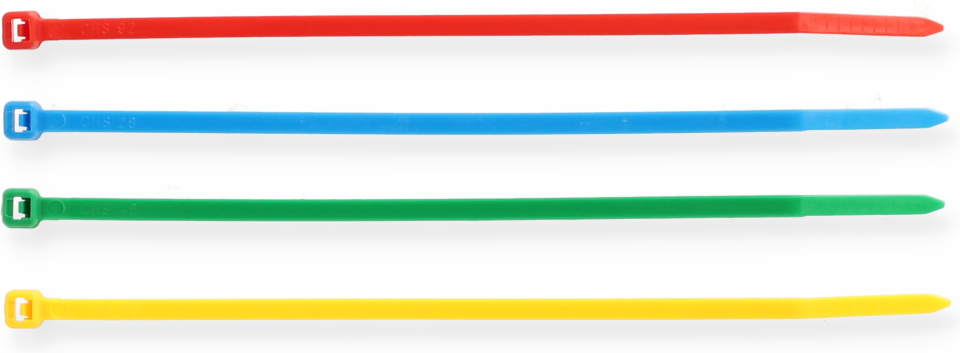 toom Kabelbinder bunt 4,6 x 300 mm 100 Stück