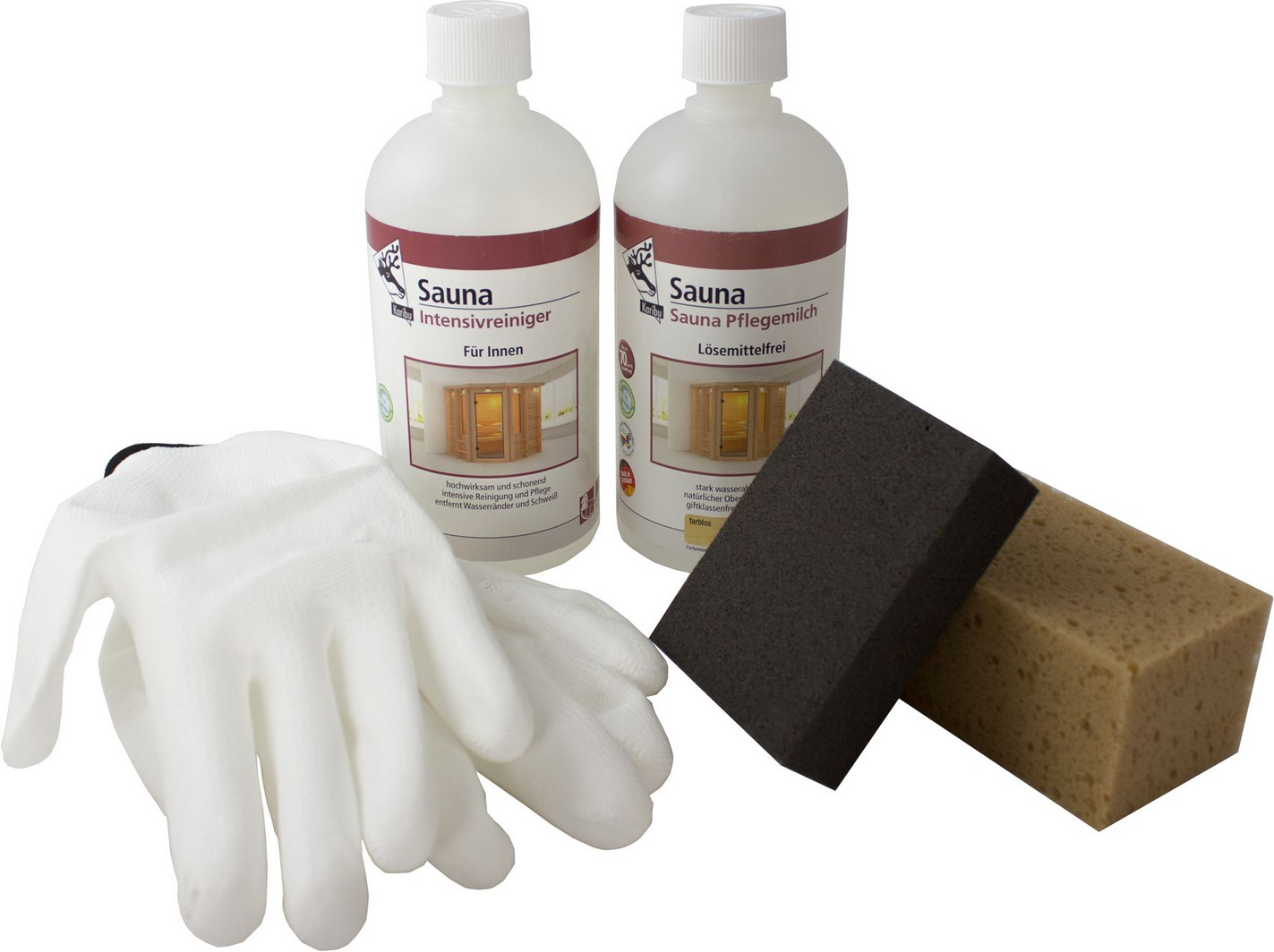 Karibu Sauna Pflegebox für den Innenbereich 6-teilig