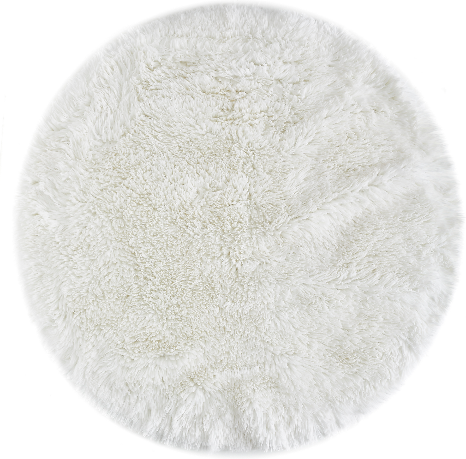andiamo Teppich 'Nael' weiß Ø 80 cm