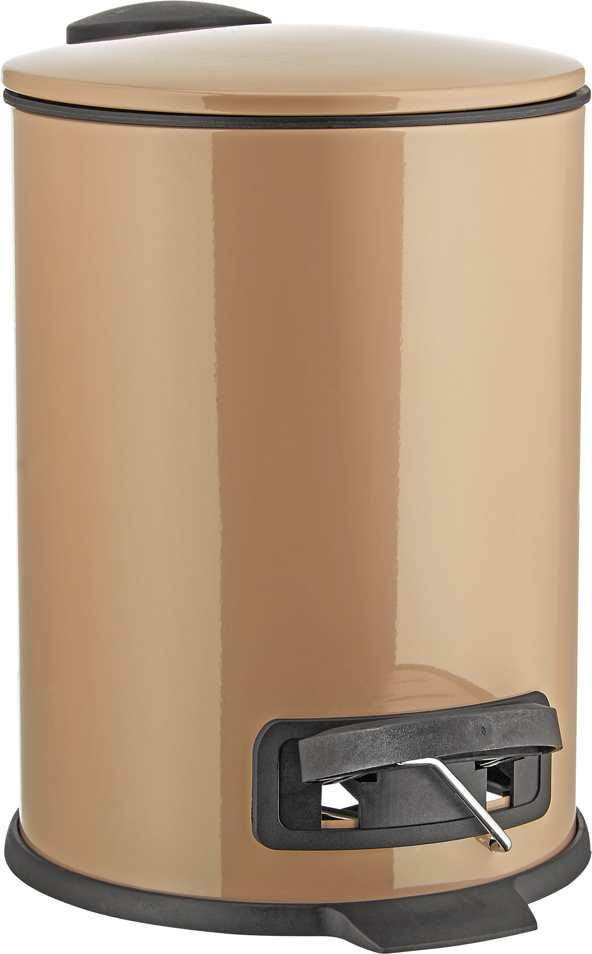 toom Klappdeckeleimer „Emil“ Schlammfarben 17 cm 3 Liter