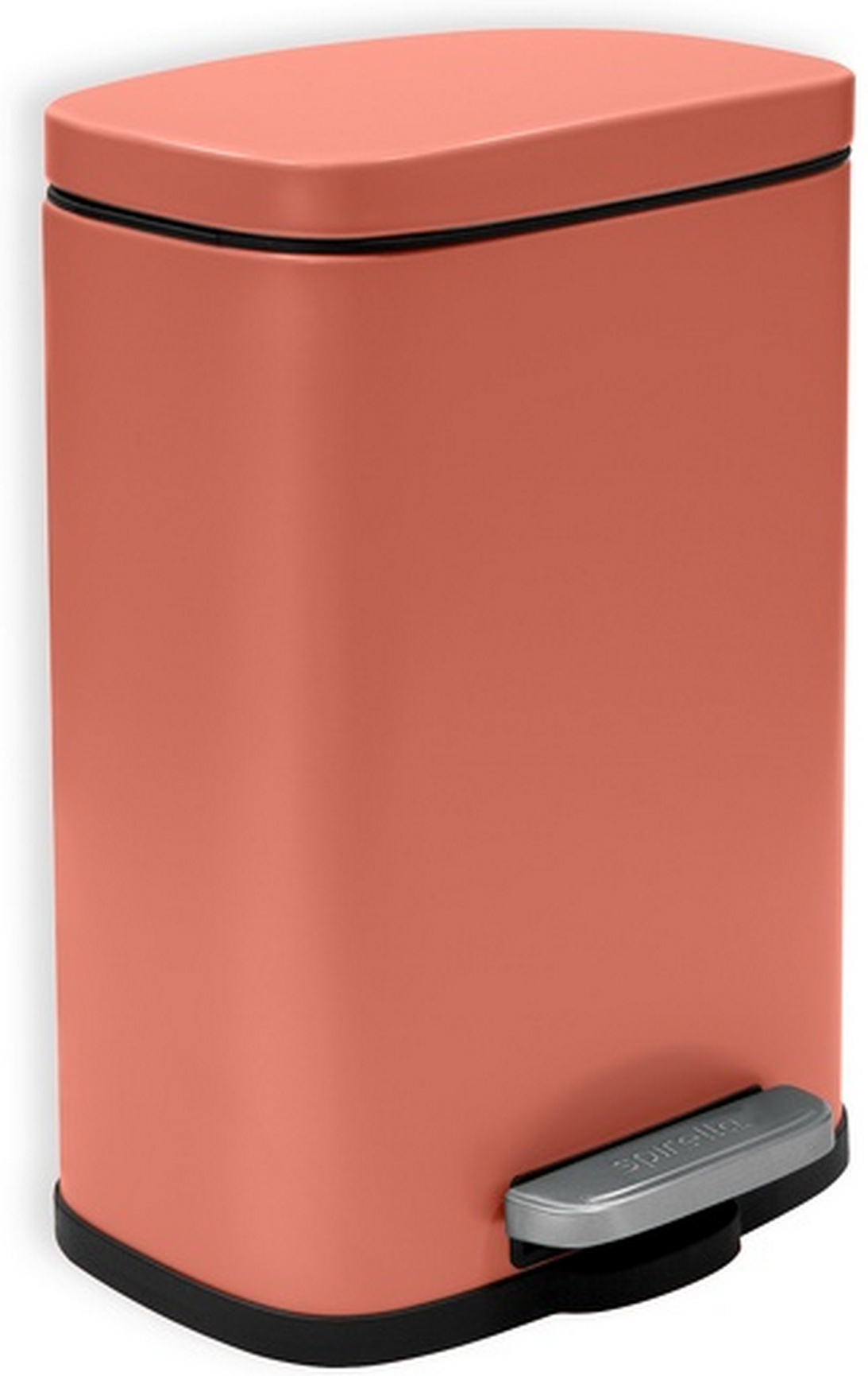 Thumbnail - Spirella Treteimer 'Akira' Stahl terracotta matt 5 l, Soft-Close