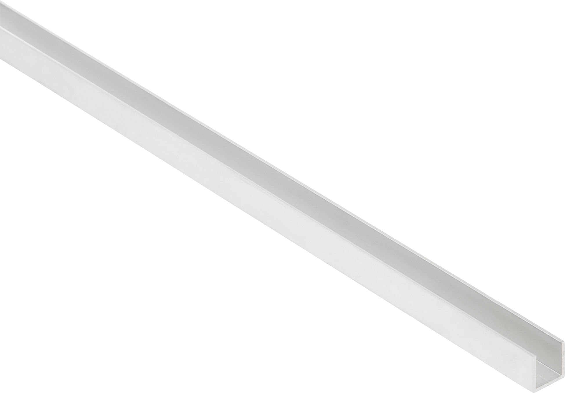 alfer Quadrat-U-Profil combitech® Aluminium 100 cm 15,5 mm