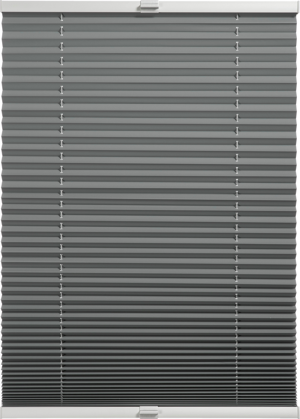 Thermo-Plissee 'Ella' grau 80 x 130 cm