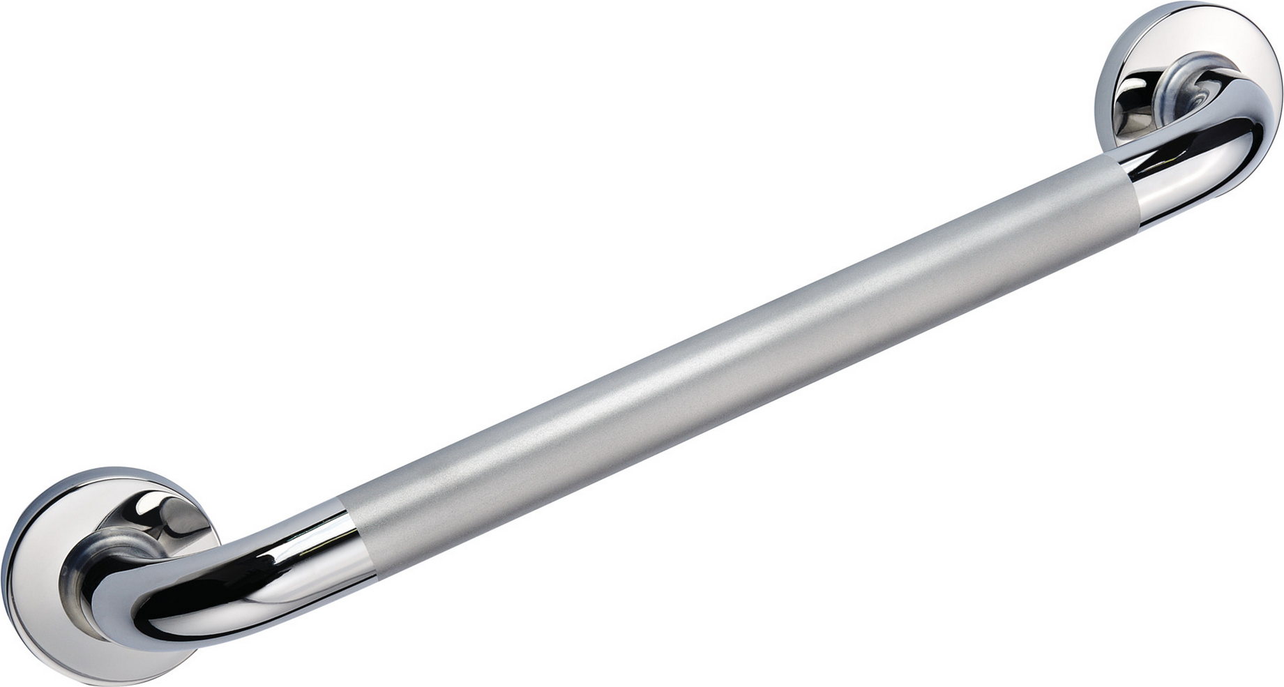 Ridder Haltegriff mit rutschhemmender Grifffläche Edelstahl poliert bis 110 kg 45 cm