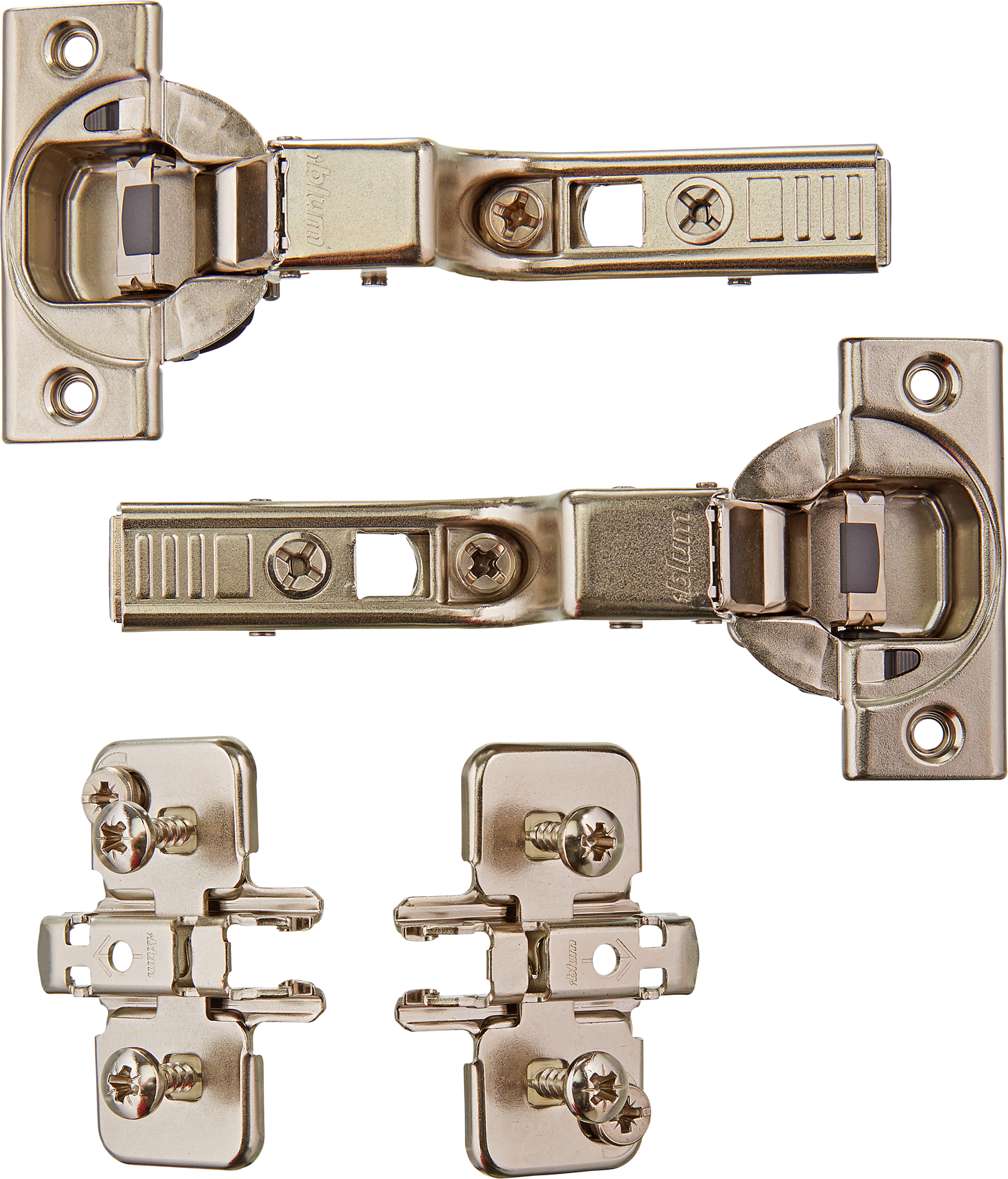 Topfscharniere Ø 35 mm 110° innenliegender Anschlag gedämpft 2 Stück