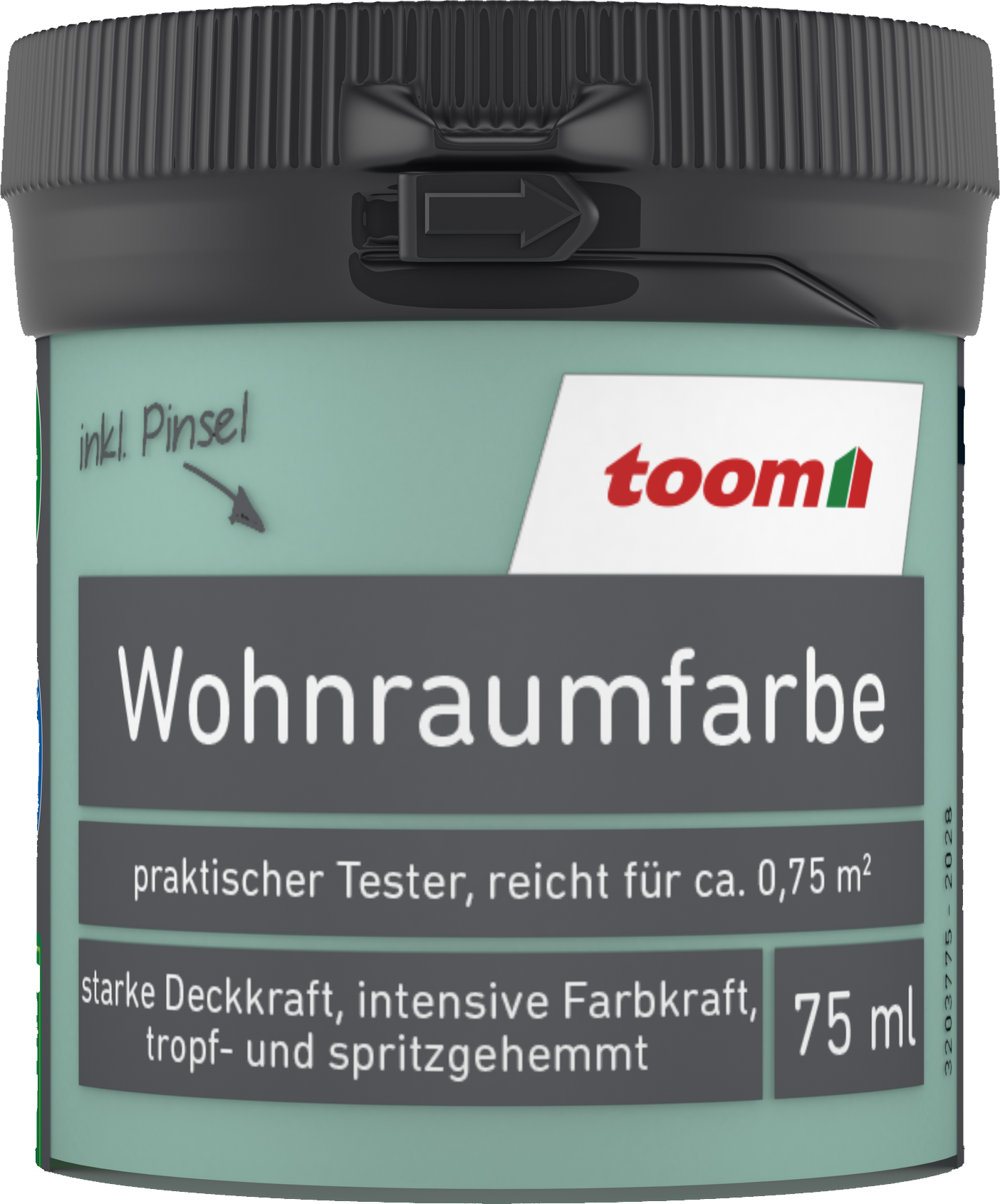 toom Wohnraumfarbe minzgrün matt 75 ml