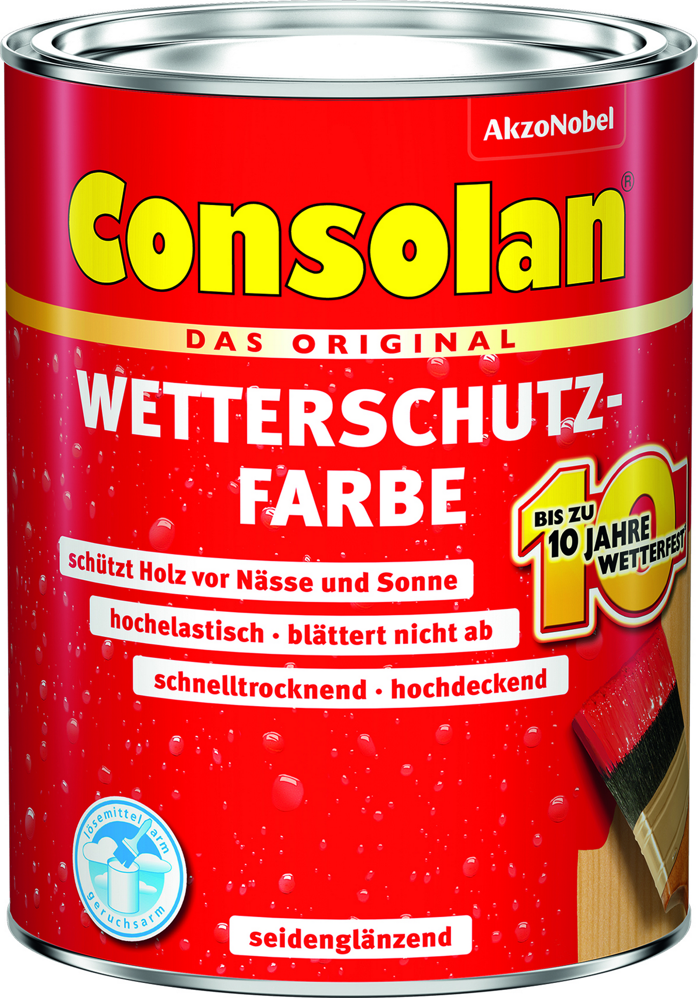 Thumbnail - Consolan Wetterschutzfarbe weiß 750 ml