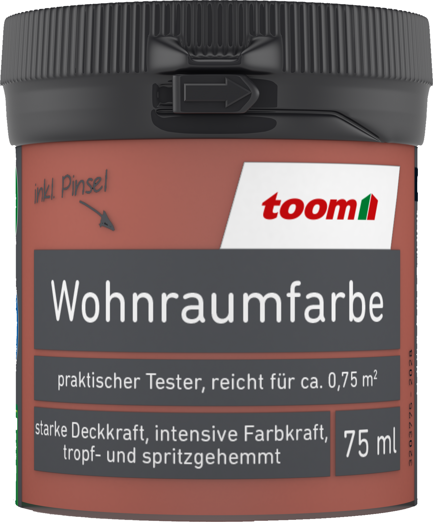 toom Wohnraumfarbe rostrot matt 75 ml