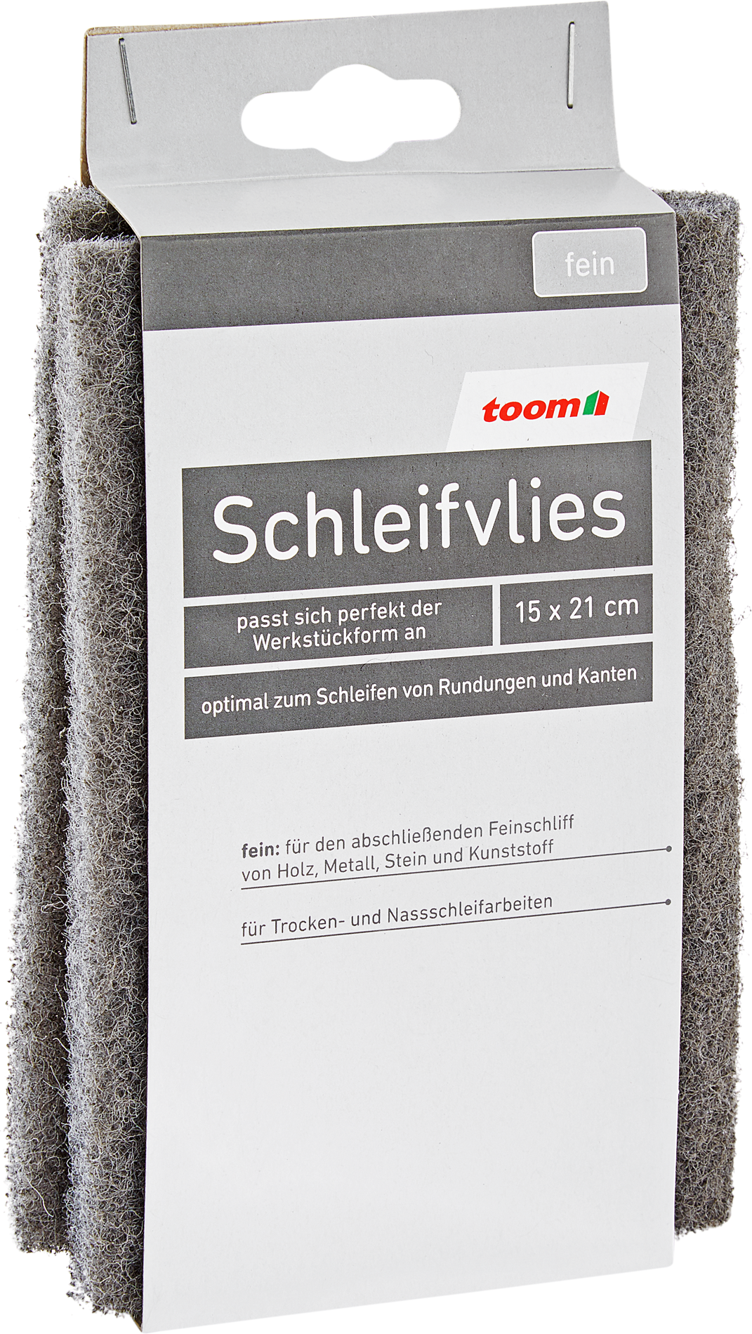 toom Schleifvlies 21x15 cm