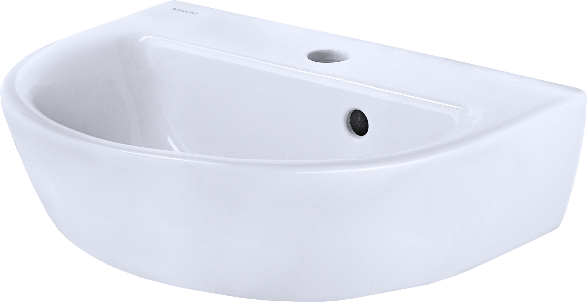 Geberit Handwaschbecken oval 'Renova' weiß 45 x 17,3 x 36 cm