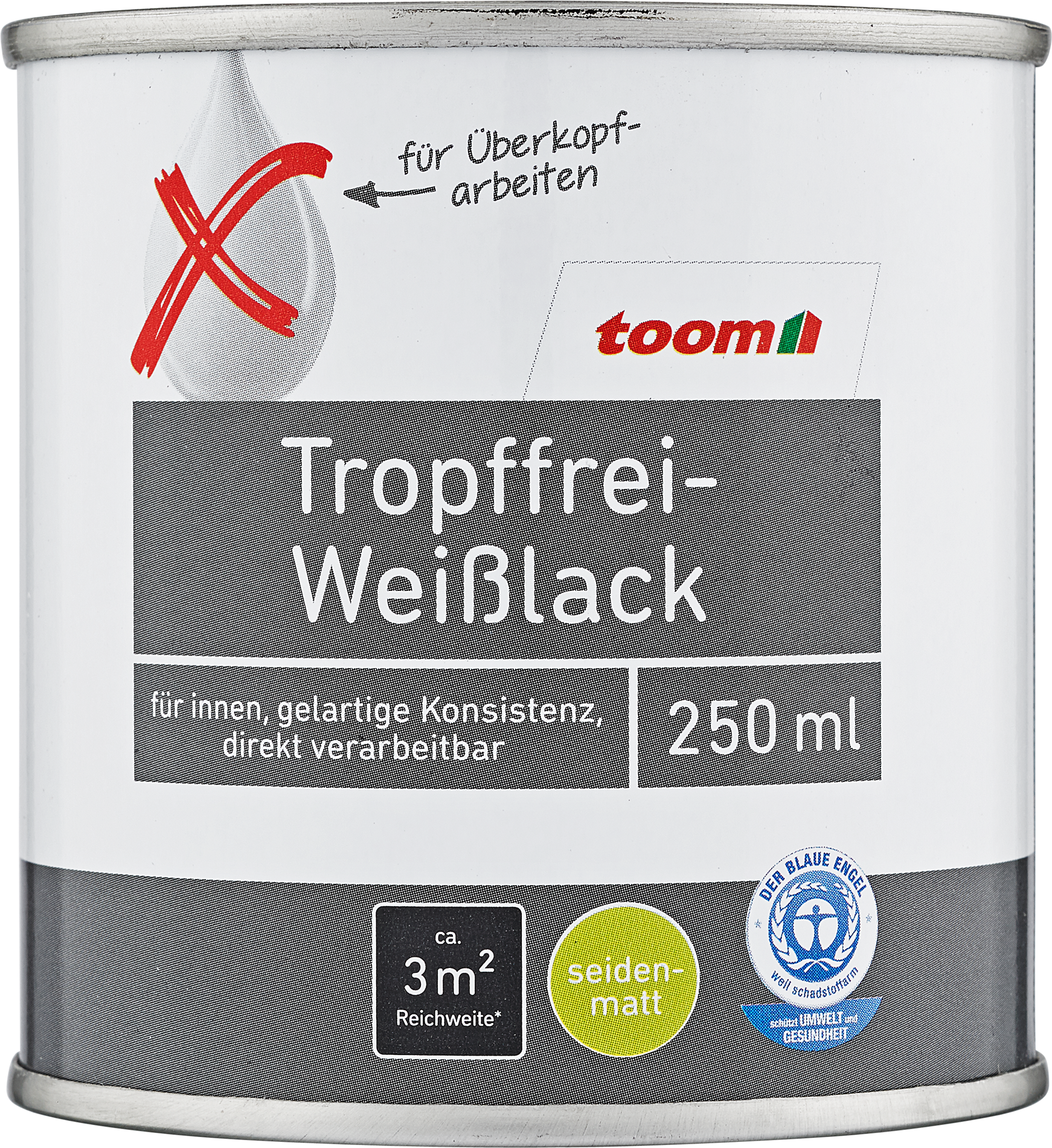 Thumbnail - toom Weißlack seidenmatt 2 l
