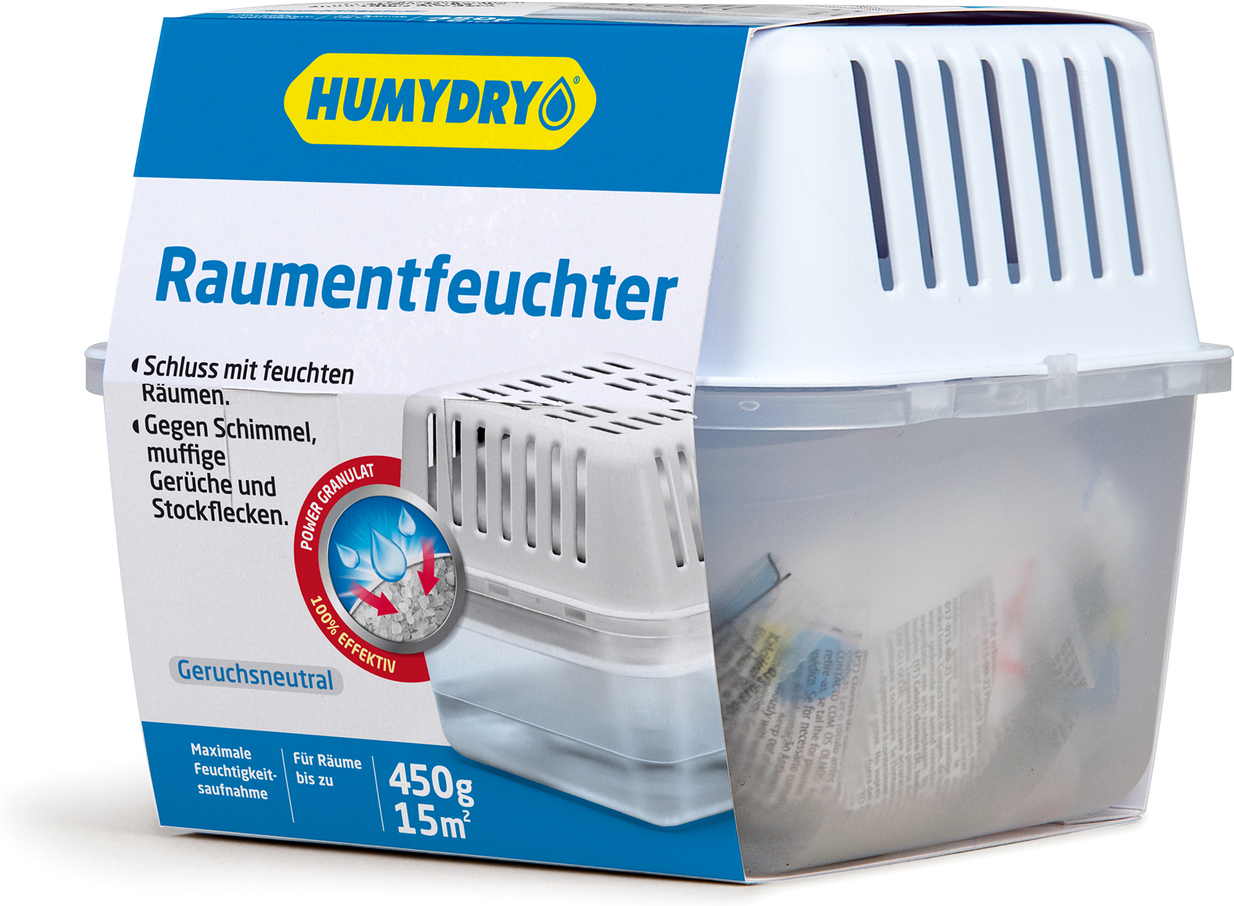 Humydry Raumentfeuchter weiß 450 g für 15 m²