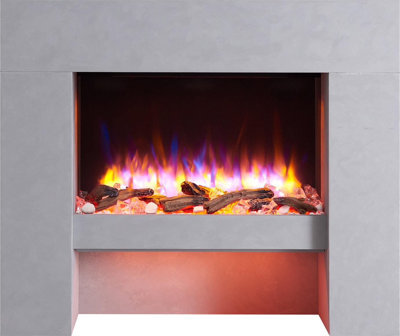 Richen Elektrokamin 'Naran' betongrau 2 kW