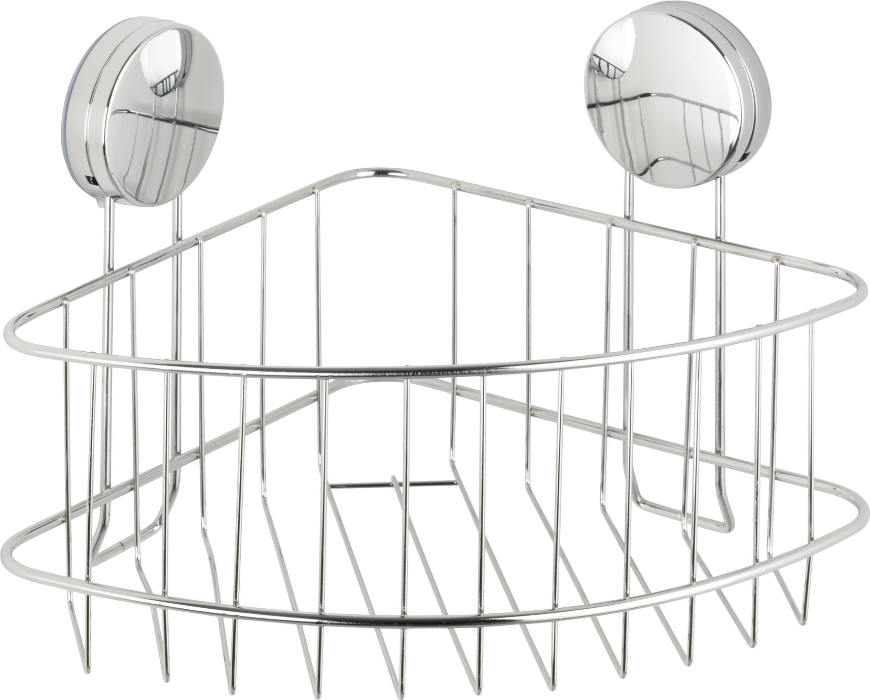 Wenko Wand-Eckablage 'Static-Loc Plus Osimo' verchromt 26,5 x 18 x 19 cm