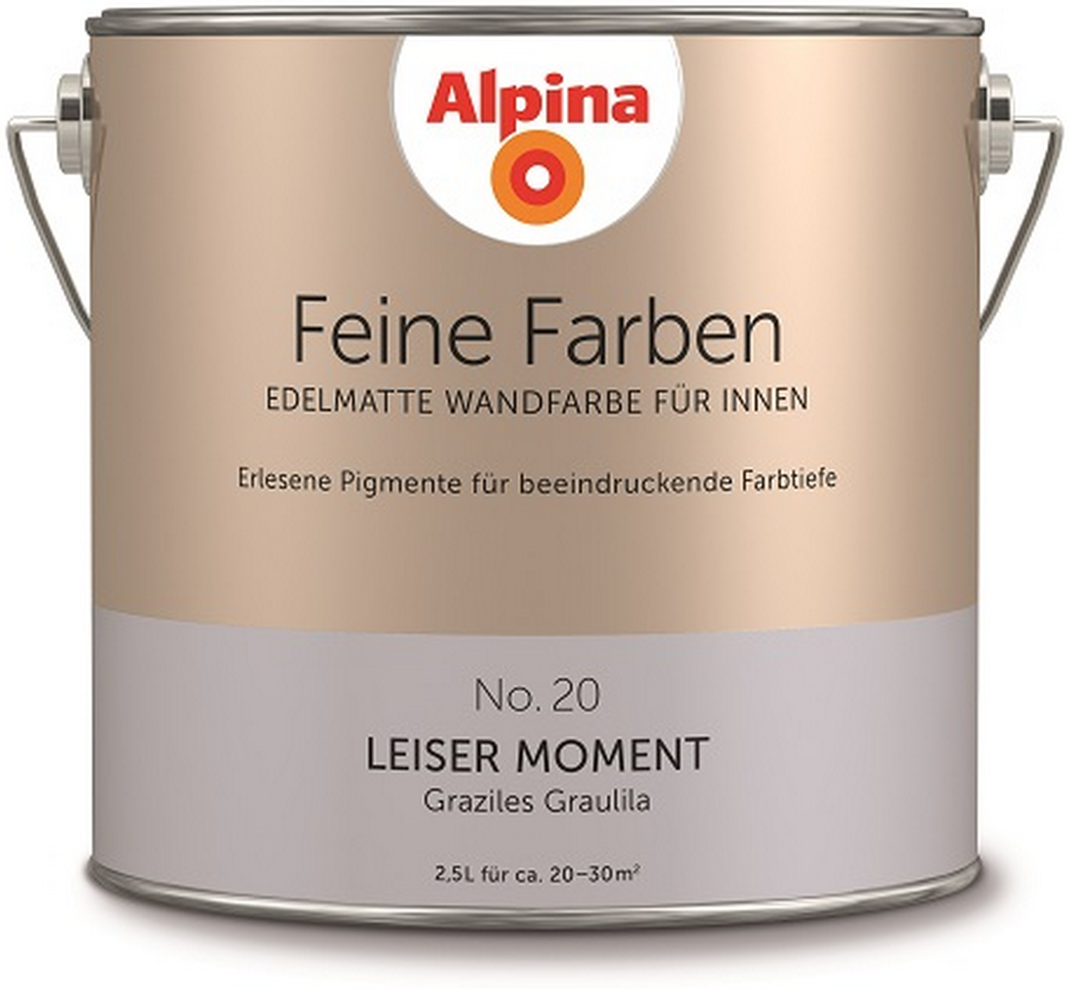 Alpina Feine Farben 'Leiser Moment' fliederfarben matt 2,5 l