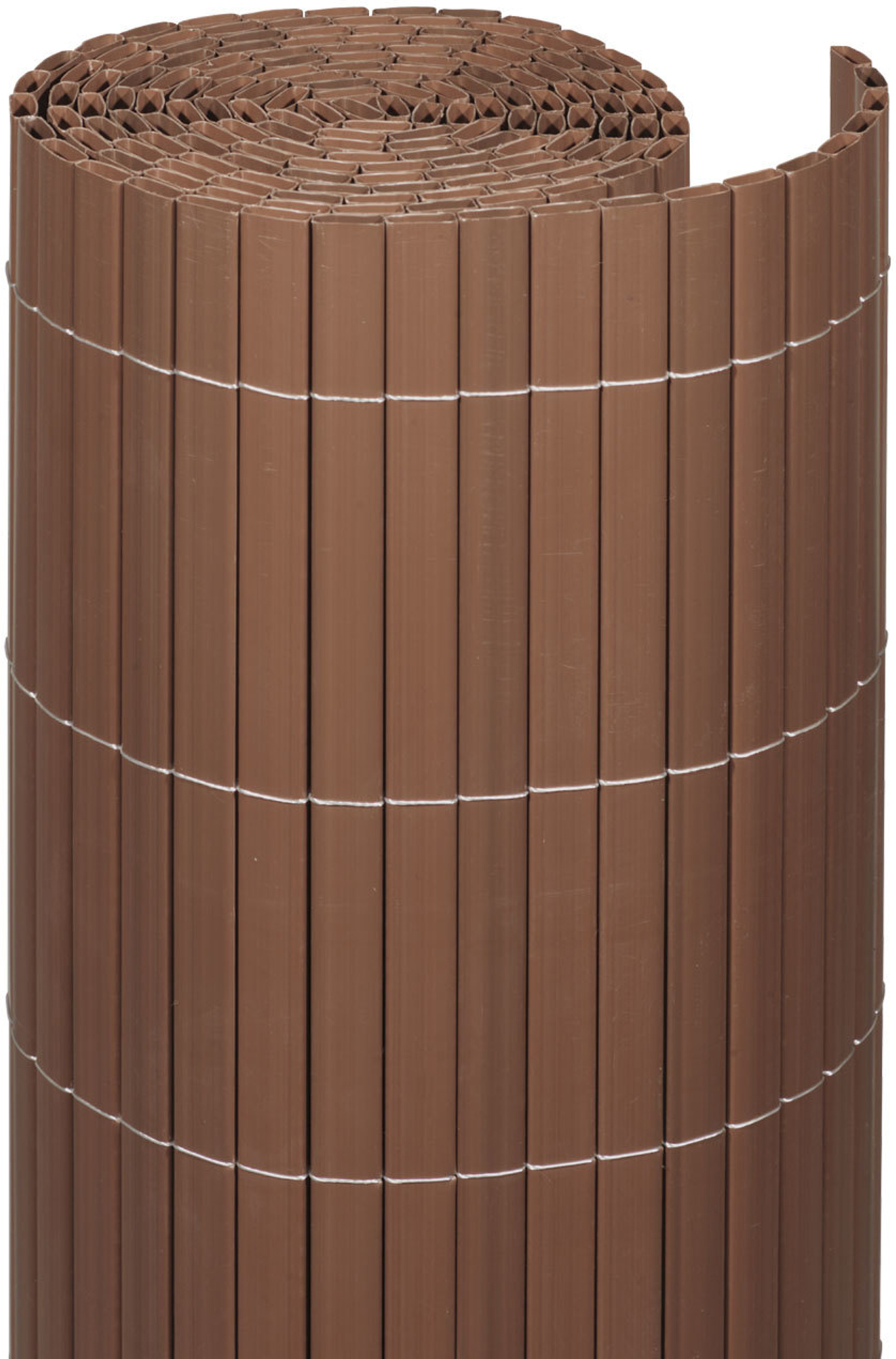 Videx Balkonverkleidung "Rügen" Nussbaum 90 x 300 cm