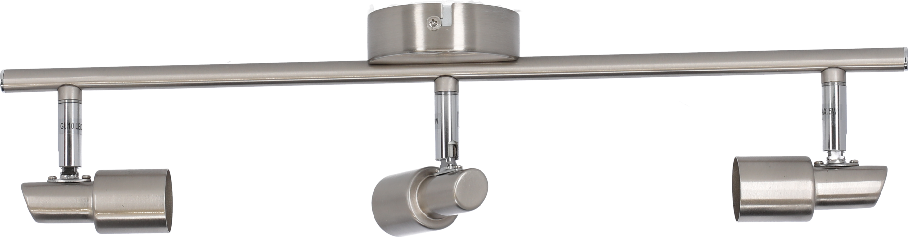 toom LED-Wohnraumstrahler 'Alexa' nickelfarben GU10 3-flammig 350 lm