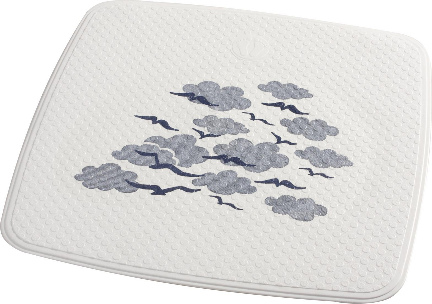 toom Duscheinlage 'Helgoland' blau 54 x 54 cm