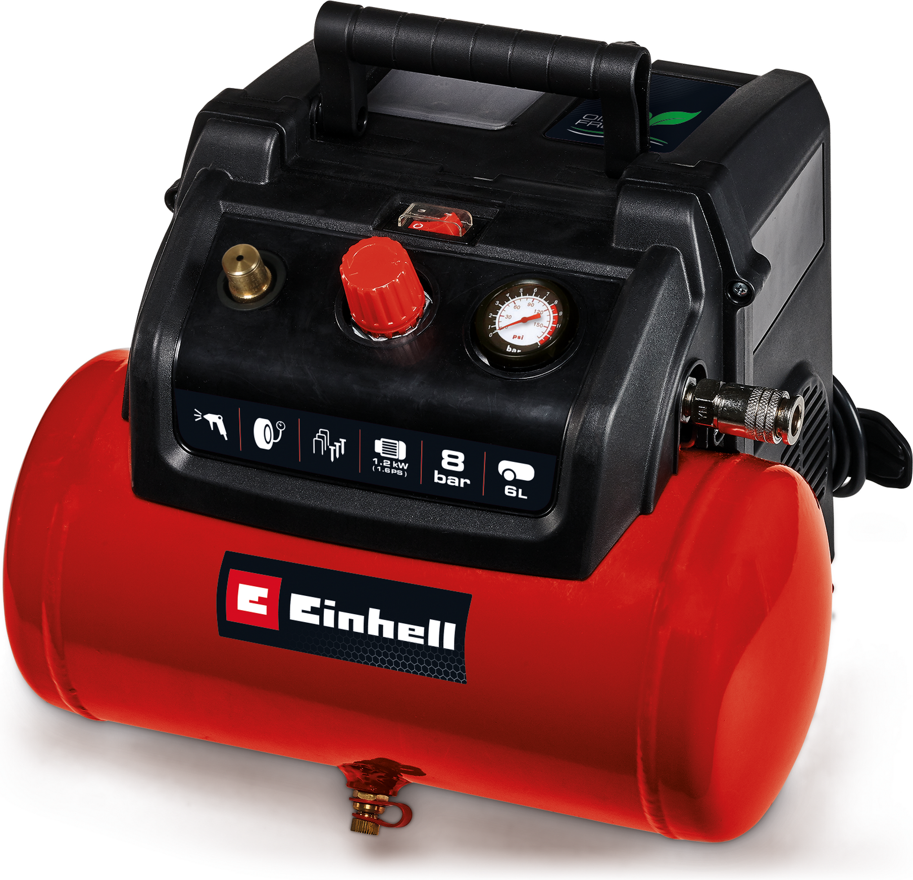 Thumbnail - Einhell Kompressor 'TC-AC 190/6/8 OF' 1200 W