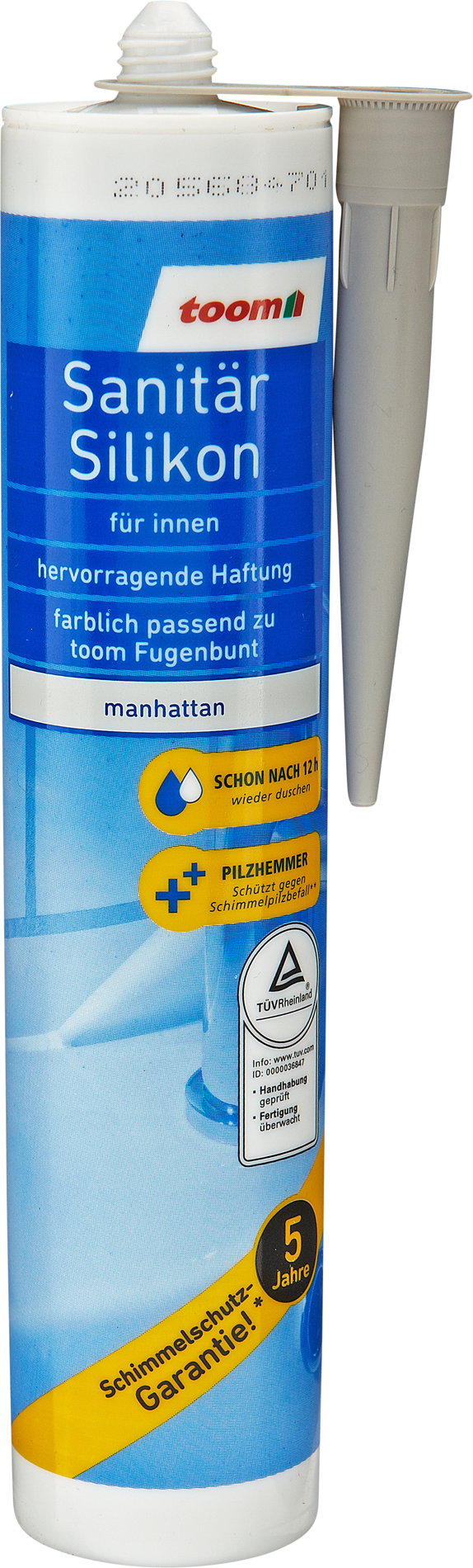Thumbnail - toom Sanitärsilikon "Manhattan" grau 310 ml