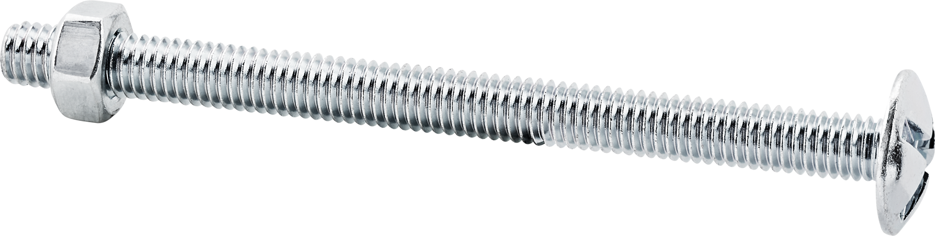 toom Flachrundschrauben SD Kreuzschlitz Stahl M6 x 80 mm 10 Stück