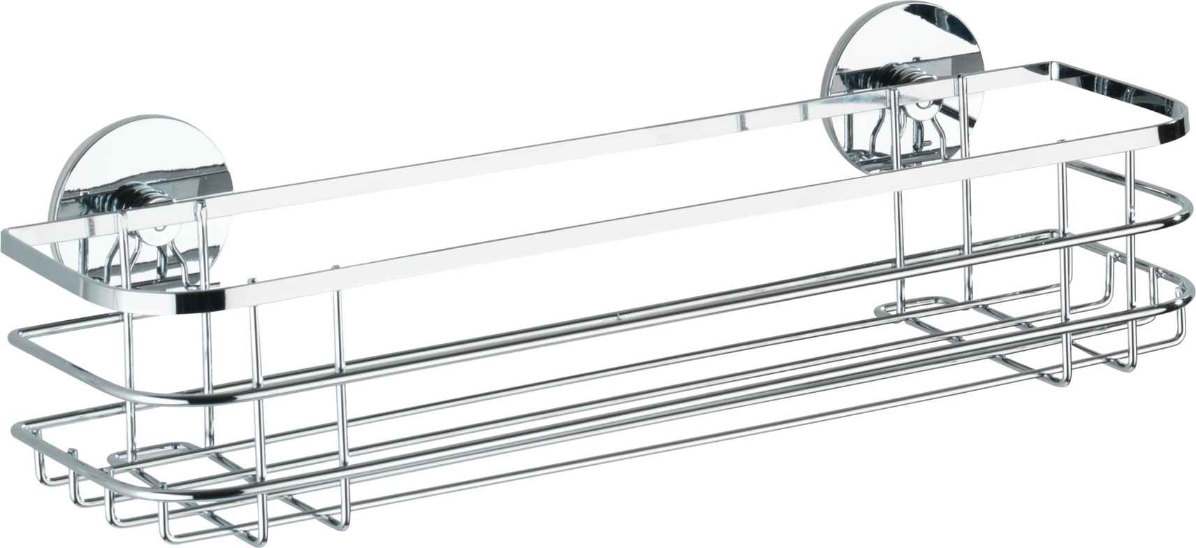 Wenko Maxiablage 'Turbo-Loc' Edelstahl 38 x 10,5 x 11 cm