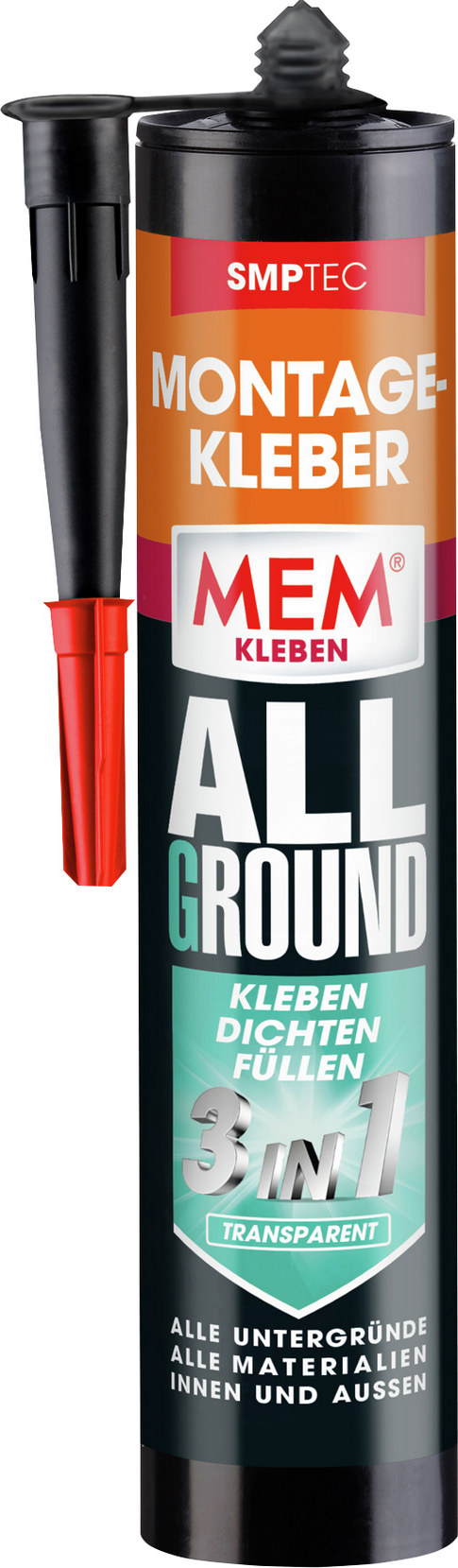 Thumbnail - MEM Montage-Kleber 'Allground' 3 in 1 transparent 310 g