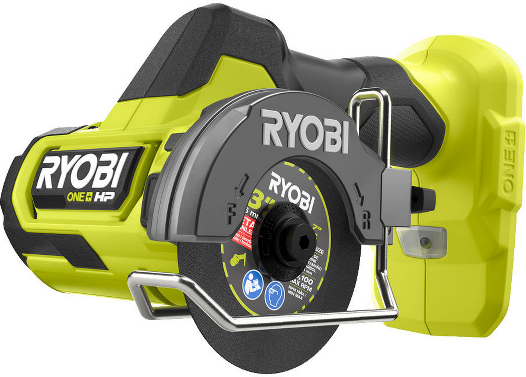Thumbnail - Ryobi Akku-Trennschleifer 'ONE+ HP Brushless RCT18C-0' 18 V ohne Akku, Schleiftellergröße Ø 76 mm