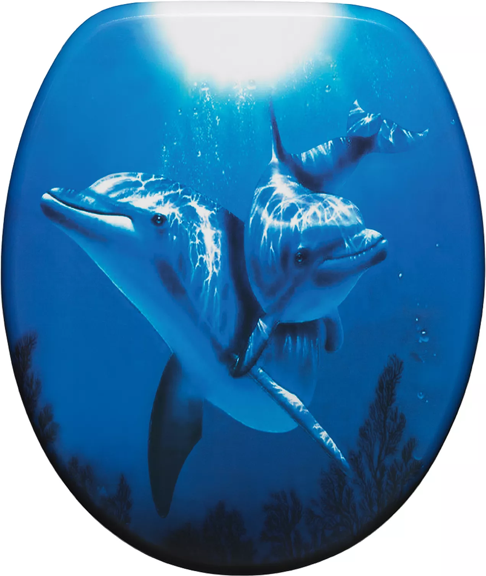 toom WC-Sitz 'Delfin' Holzkern