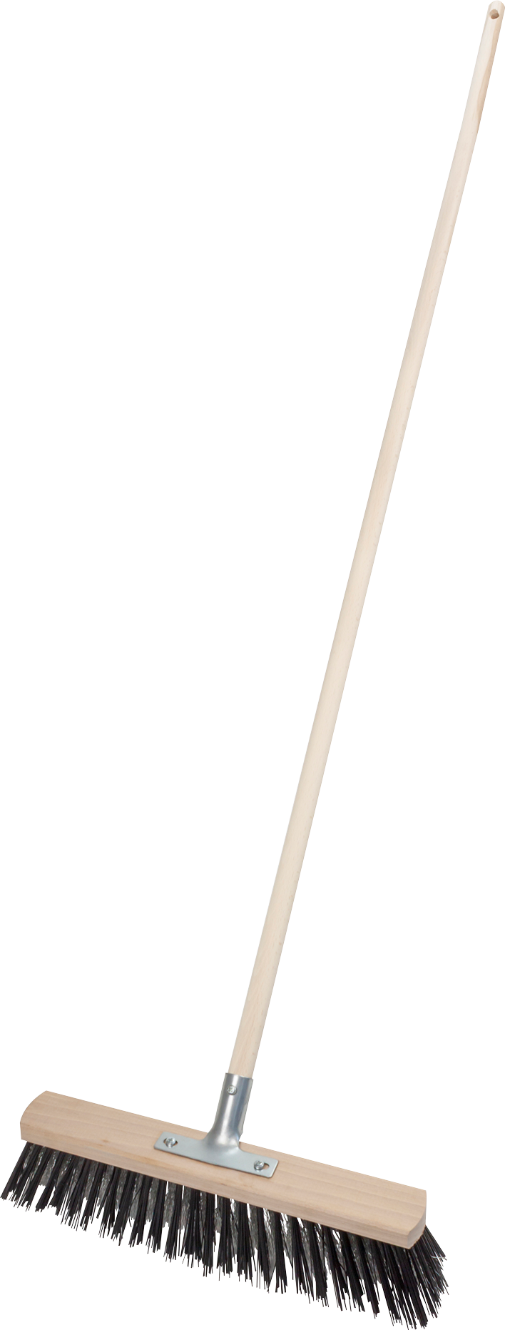 BÜMAG eG Kratzbesen mit Metallstielhalter Stahldraht Elaston 40 cm schwarz