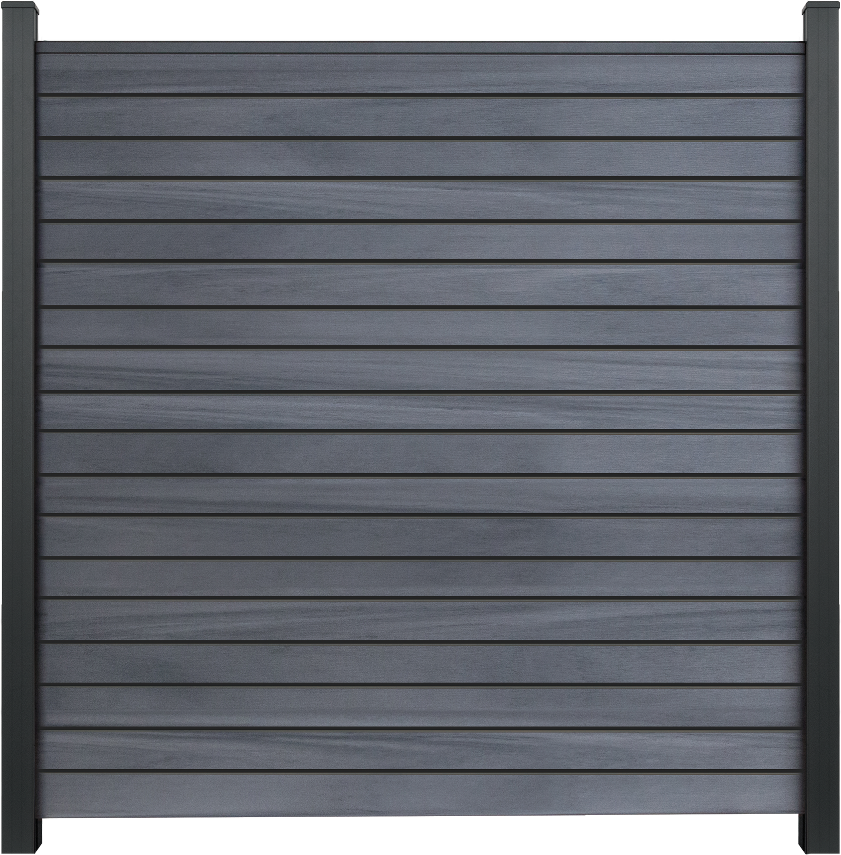 GroJa Steckzaun 'Solid Rhombus' BPC steingrau 180 x 180 cm