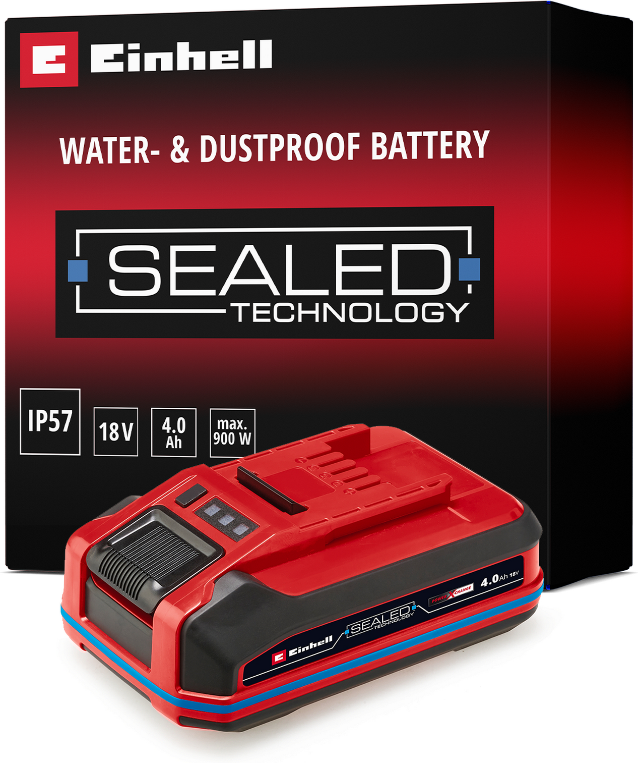 Thumbnail - Einhell Akku 'Power X-Change Plus Sealed' 18 V 4,0 Ah