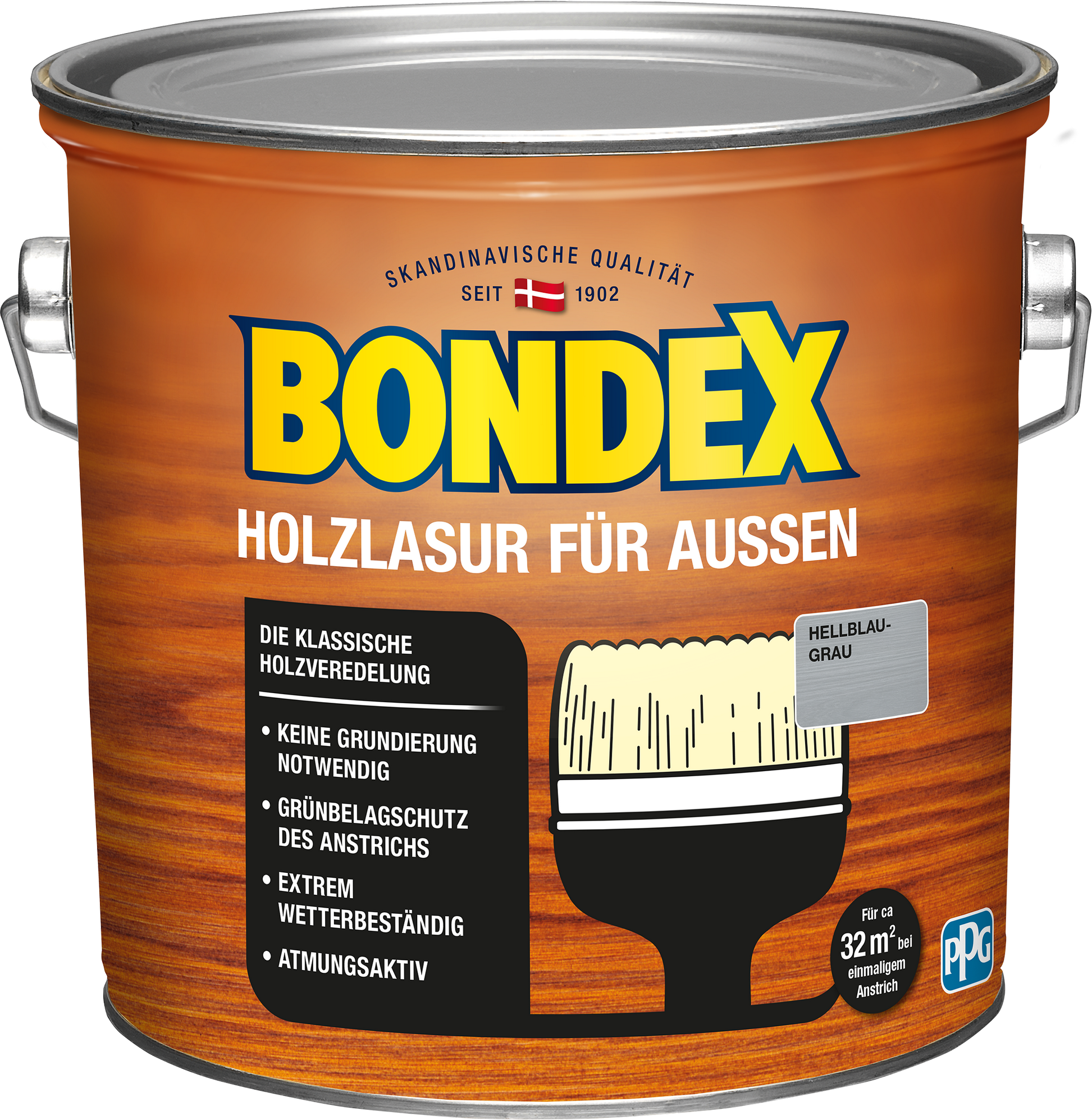 Thumbnail - Bondex Holzlasur blaugrau 2,5 l