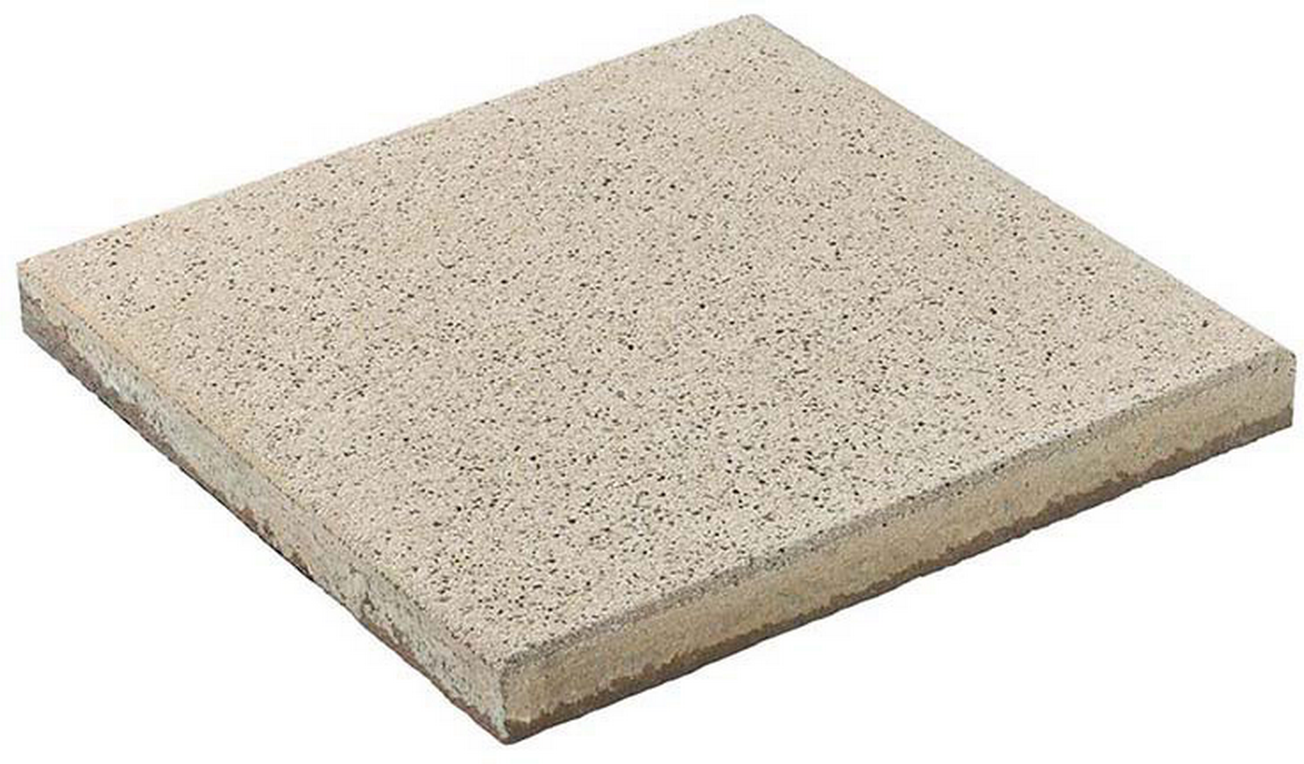 Terrassenplatte 'T-Court Classic' Beton sandstein 40 x 40 x 4 cm