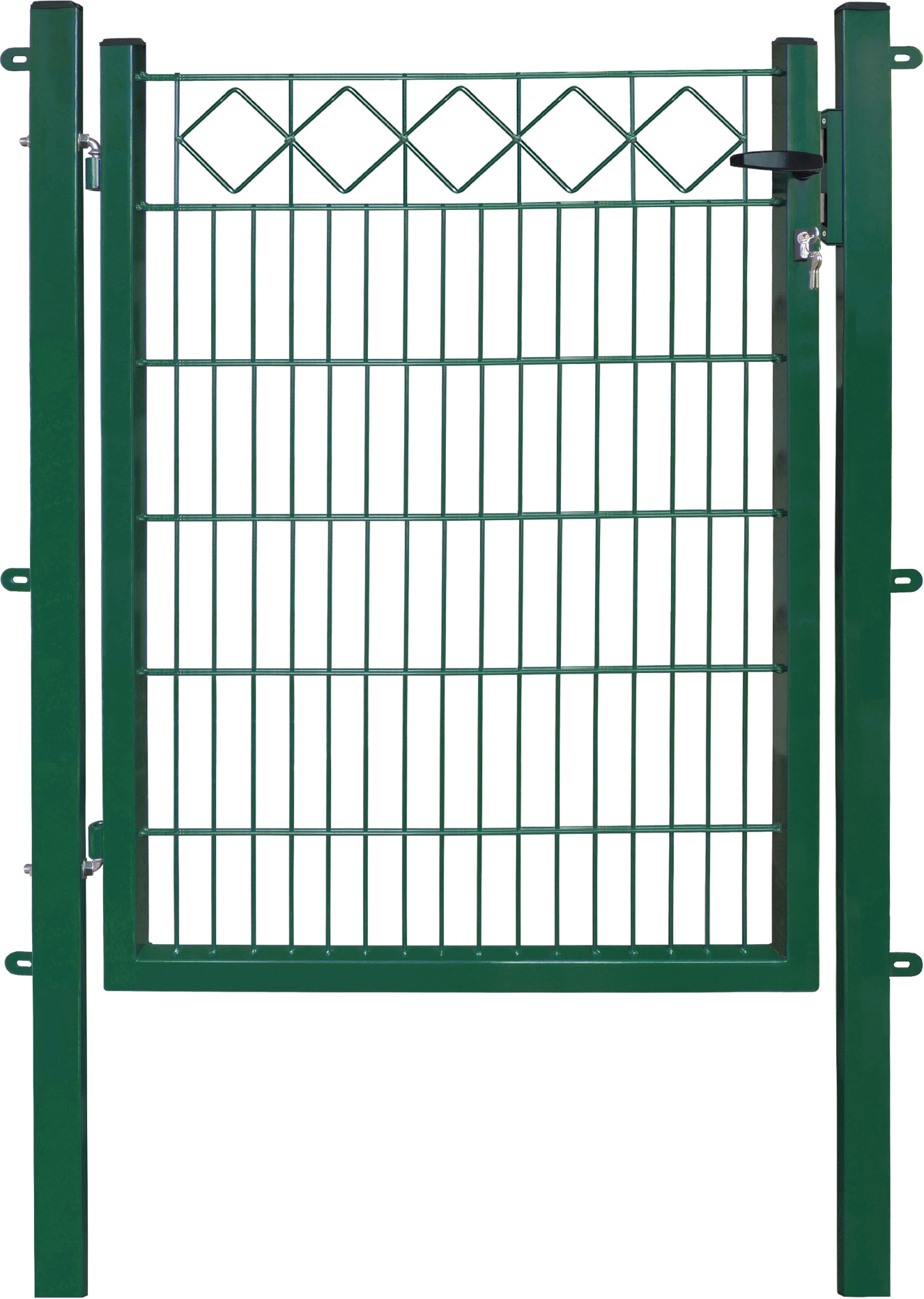 Arvotec Gartentor 'Exclusive' moosgrün 100 x 120 cm, mit Karodekor