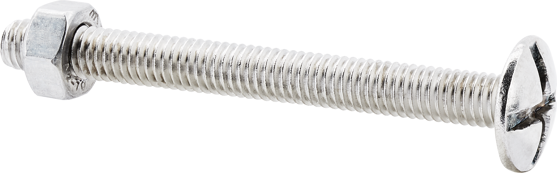 toom Flachrundschrauben SD Schlitz Edelstahl M6 x 60 mm 15 Stück