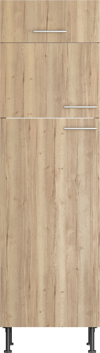 Thumbnail - OPTIFIT Hochschrank für Kühl-Gefrierkombination 'Optikomfort Erik290' eichefarben 60 x 211,8 x 58,4 cm