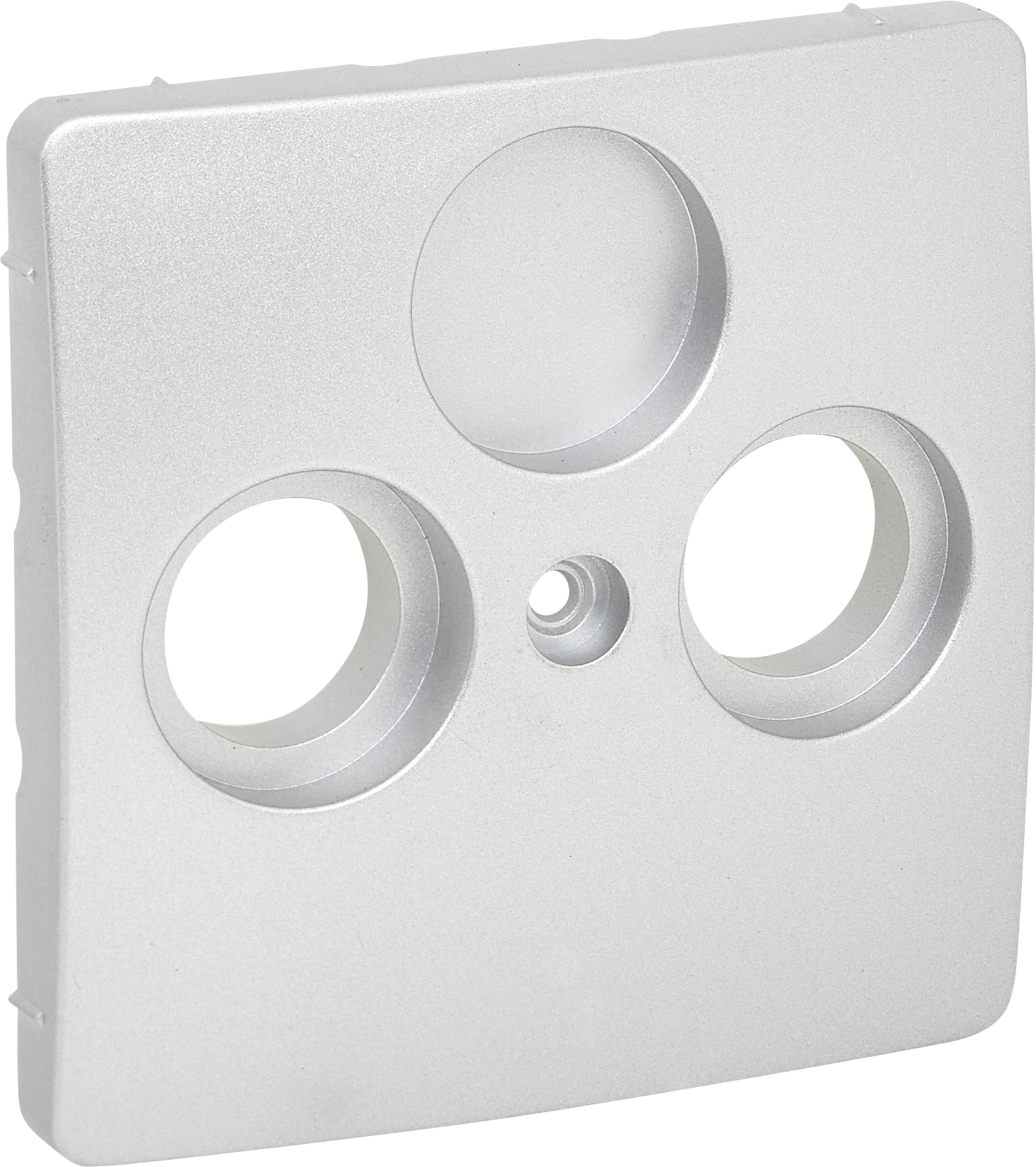 Kopp Abdeckung für Antennensteckdose 'Paris' TV/RF silbern