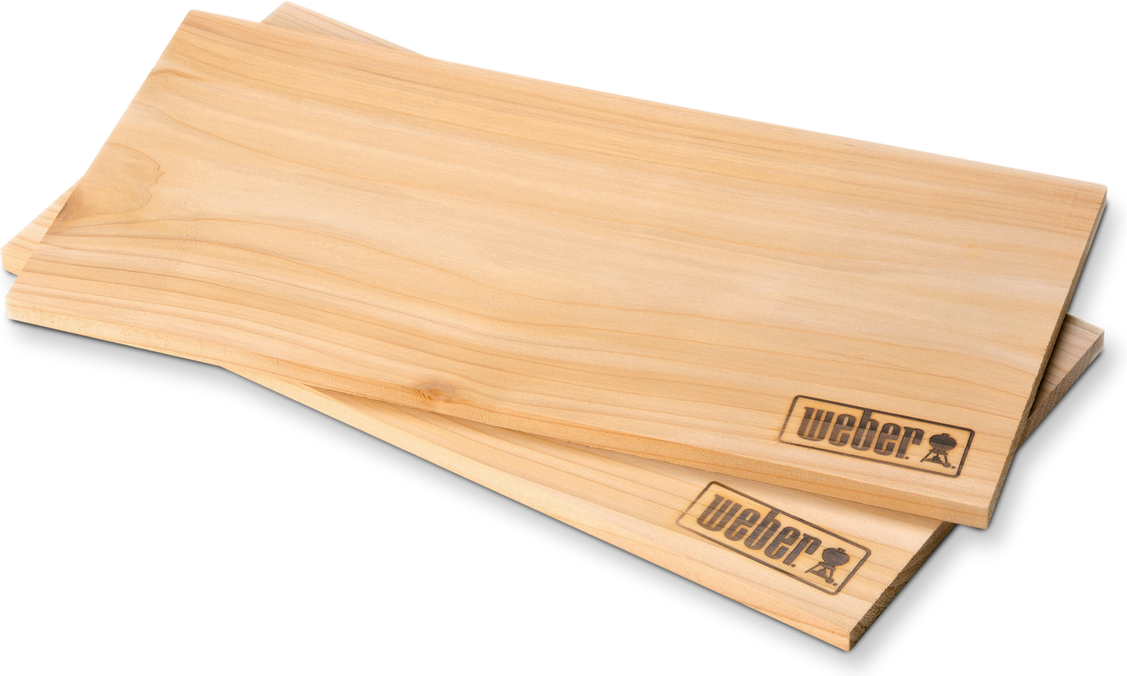 Weber Räucherbrett Zedernholz 30 x 15 x 0,8 cm, 2 Stück