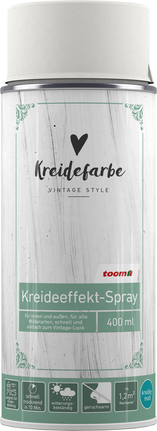 Thumbnail - toom Kreideeffekt-Spray kreideweiß matt 400 ml