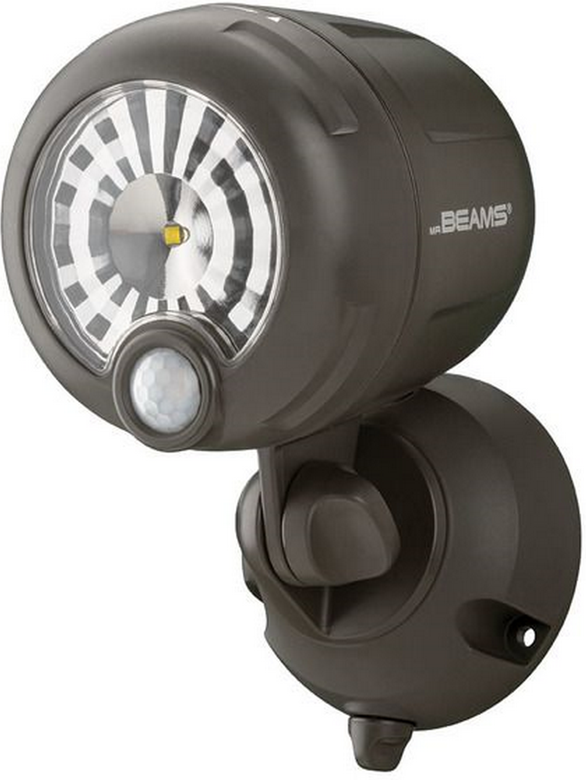 Mr. Beams LED-Außenstrahler mit Bewegungssensor braun 200 lm
