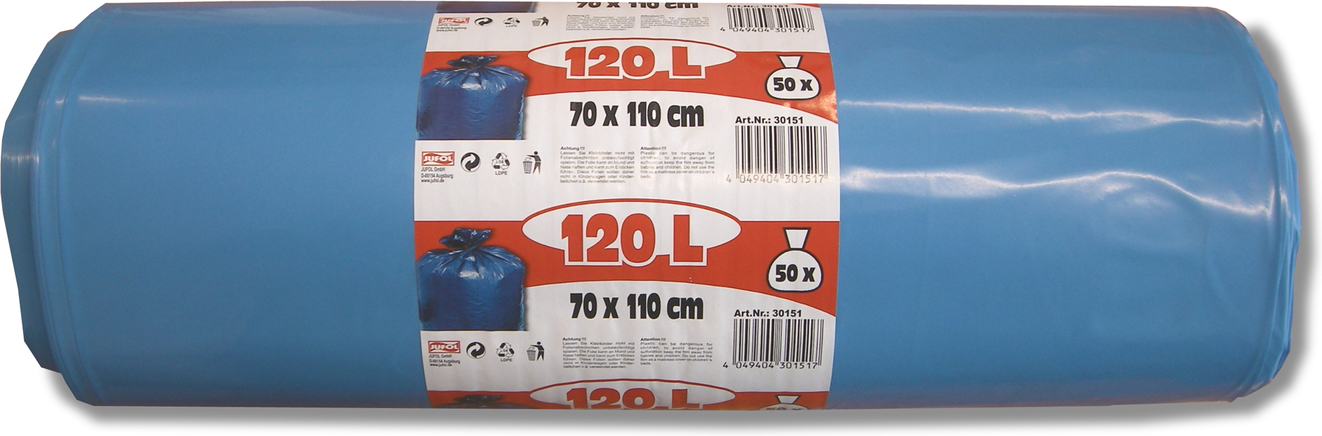 Jufol Müllsäcke 120 l 50 Stück
