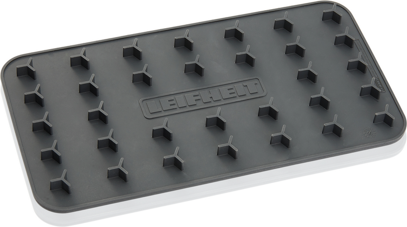 Leifheit Mobile Bügeleisenablage schwarz Silikon 25,5 x 14 cm