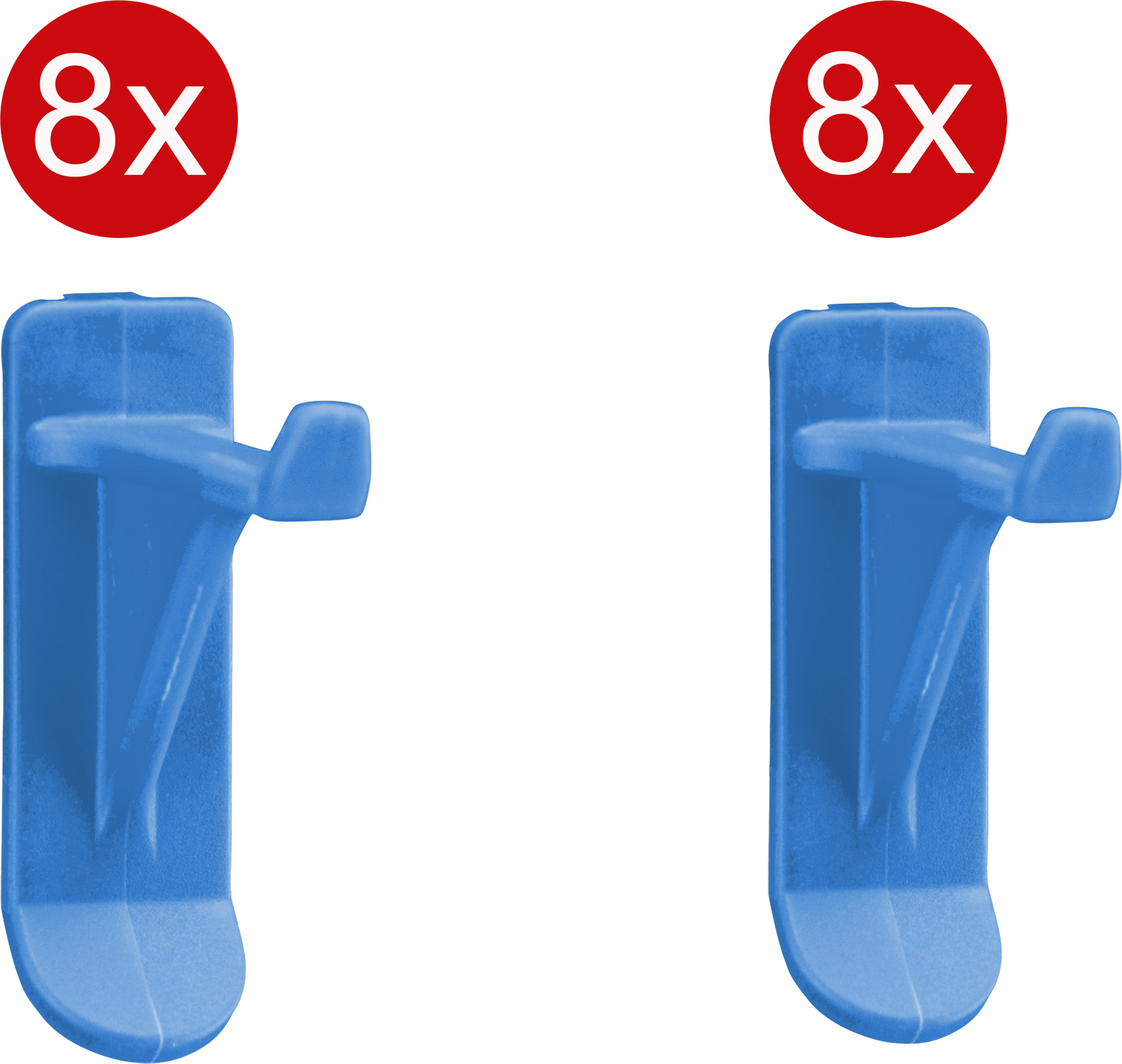 Allit StorePlus Haken-Set 'Flex P 30+40' gelb 8 x 30 mm, 8 x 40 mm