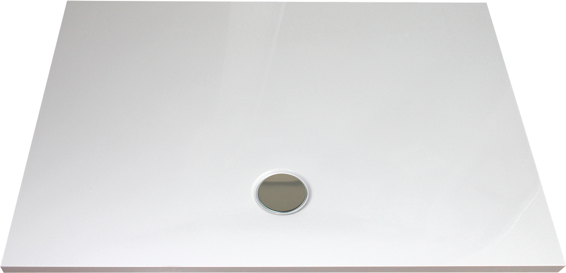 Breuer Duschwanne 'Modern Line' Mineralguss weiß 90 x 120 x 3,5 cm