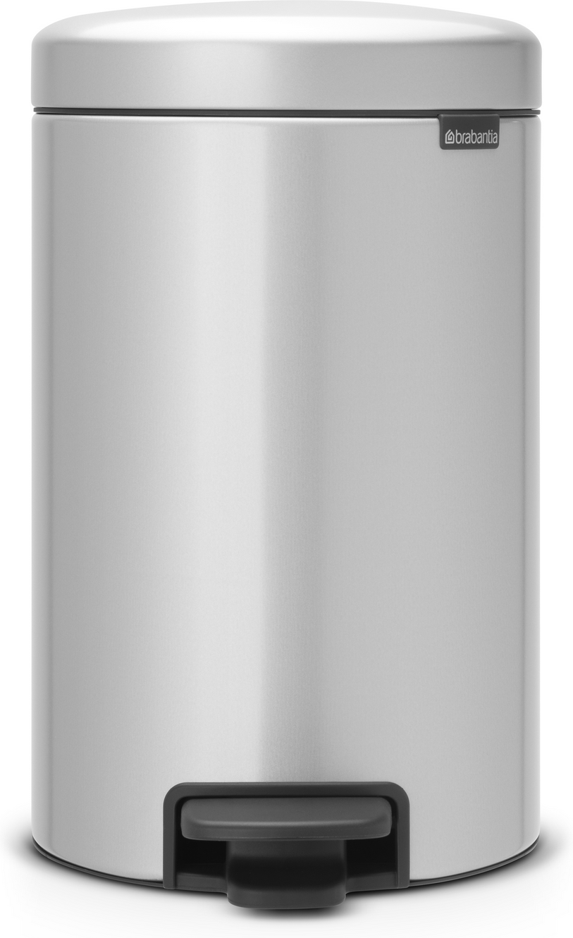 Brabantia Treteimer 'Newlcon' Metallic Grey 12 l