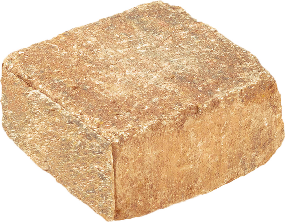 Diephaus Mauerstein 'T-Place Aged' Beton sandsteinfarben 14 x 14 x 7 cm