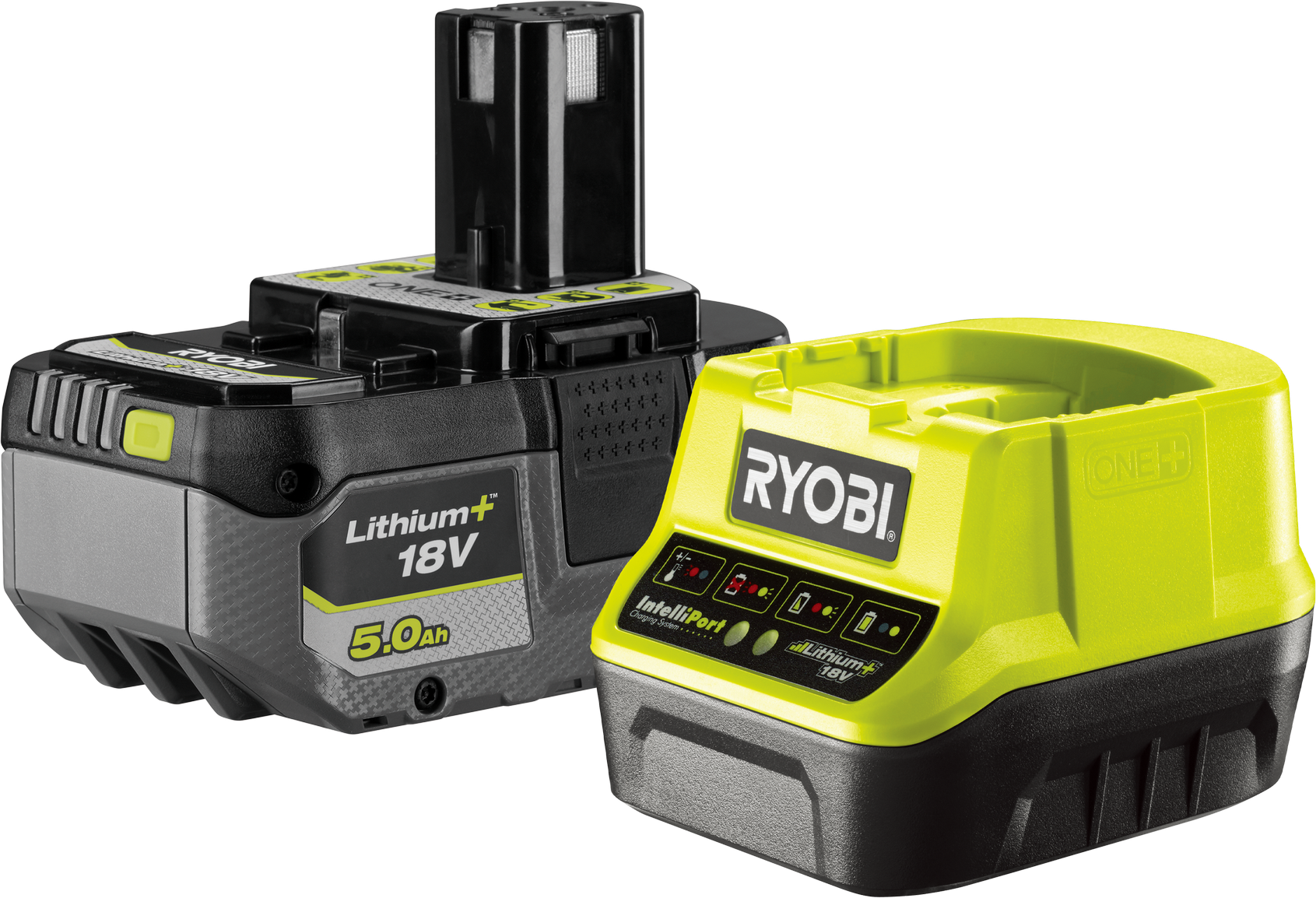 Thumbnail - Ryobi Akku-Starter-Set 'ONE+ HP RC18120-150X' 18 V 5,0 Ah mit Akku und Ladegerät